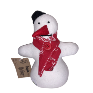 Snowman soft toy